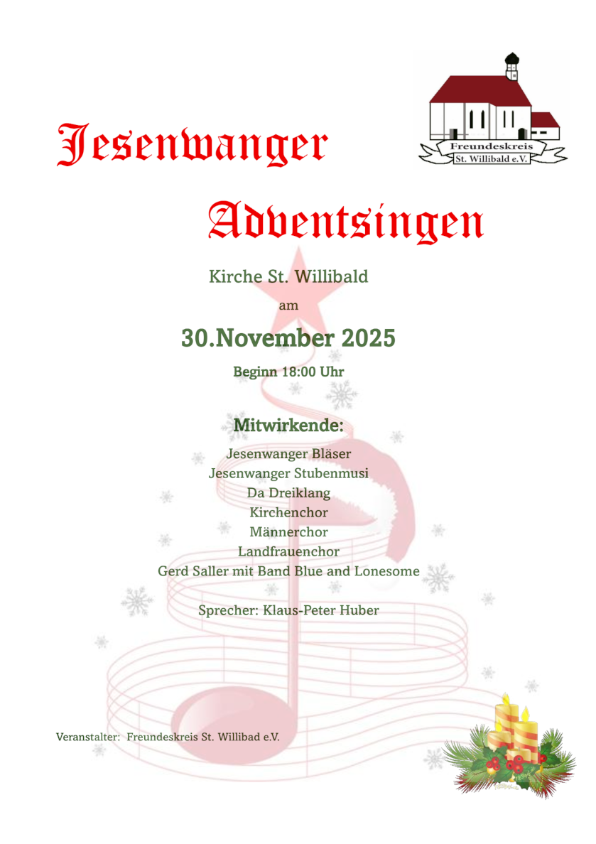 Jesenwanger Adventsingen