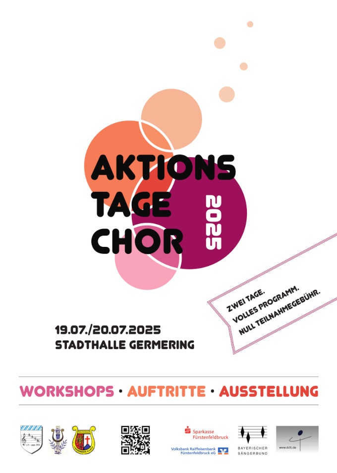 Aktionstage Chor 2025 Plakat Druckdatei DinA4
